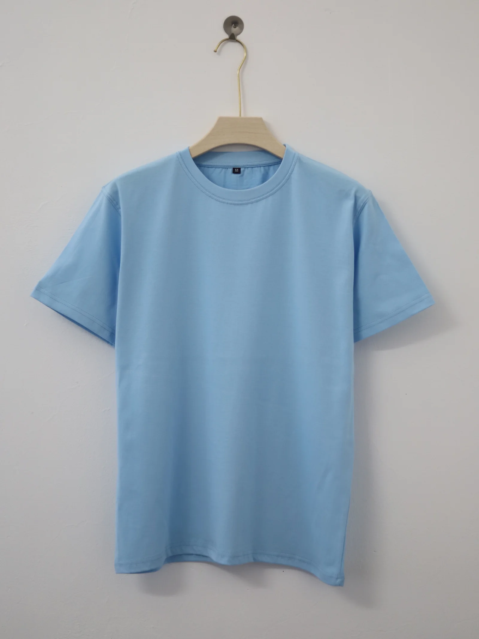 Regular Half Sleeve (Single Jersey Cotton) (Lite Blue)