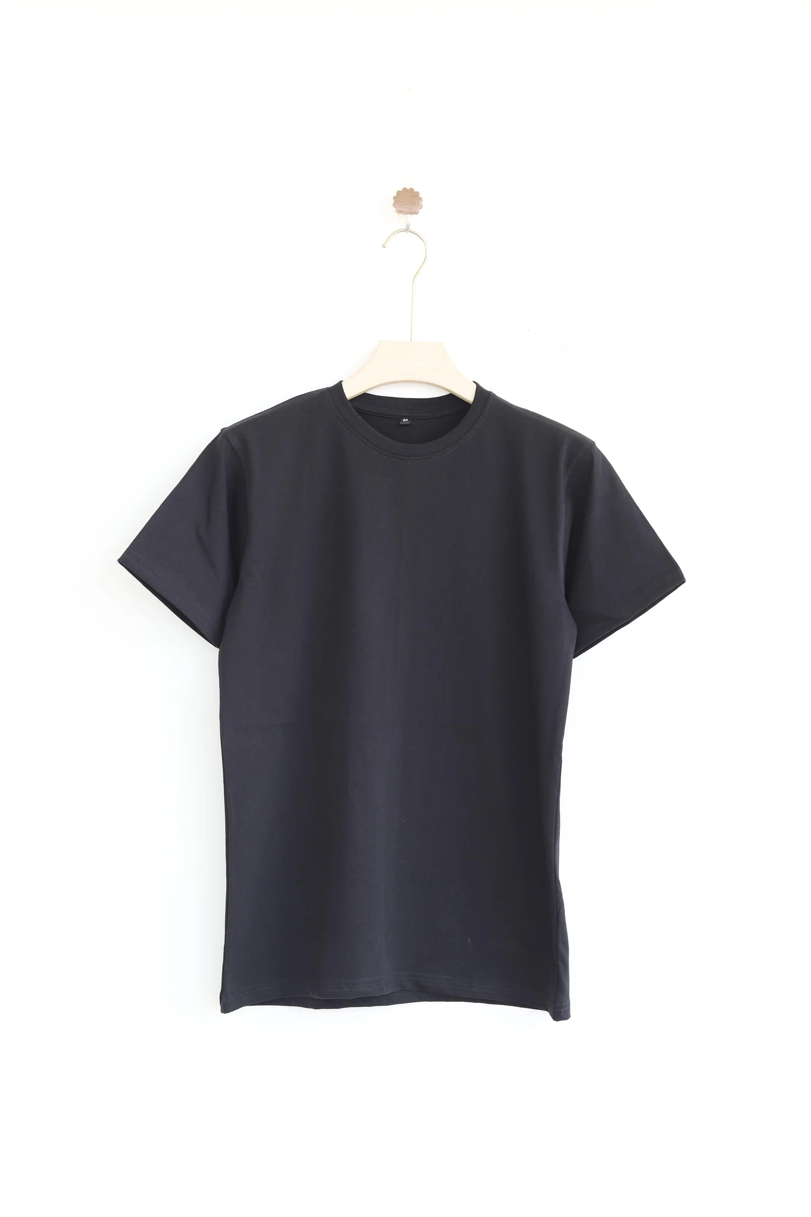 Regular Half Sleeve (Single Jersey Cotton) (Black)